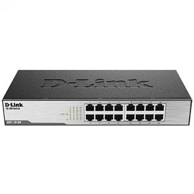 D-Link DES‑1016D 16 Port 10/100Mbps Unmanaged Desktop Switch
